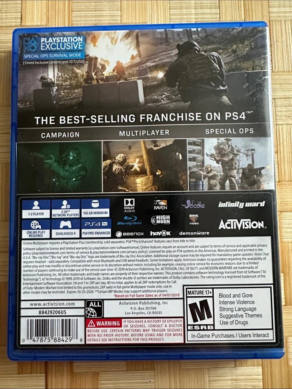 PS4 official call